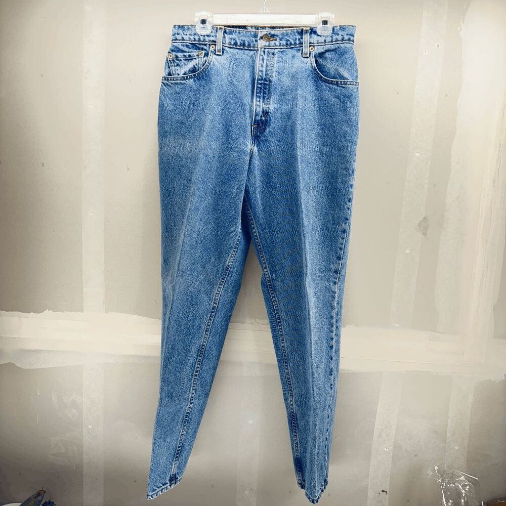 Vintage‎ Levis 551 Jeans Womens 14 Blue Relaxed Tapered High Waist Mom 90s Y2K